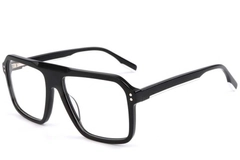 Aviator Black Acetate Glasses #BS1902-0104