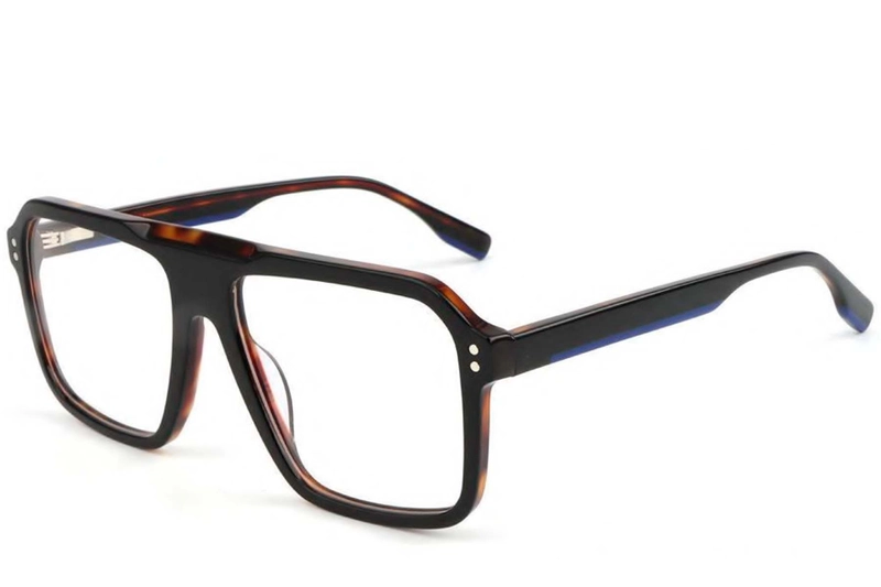 Aviator Tortoiseshell Acetate Glasses #BS1902-0105