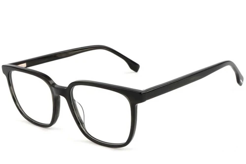 Rectangular Grey Acetate Glasses #BS1902-0118