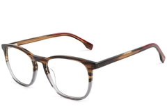 Rectangular Pattern Acetate Glasses #BS1902-0120