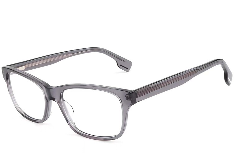 Gafas rectangulares de acetato gris #BS1902-0128