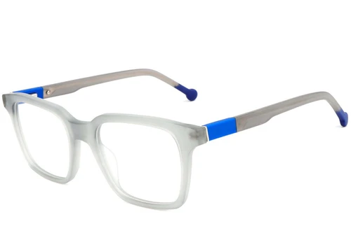Rectangular Grey Acetate Glasses #BS1902-0138