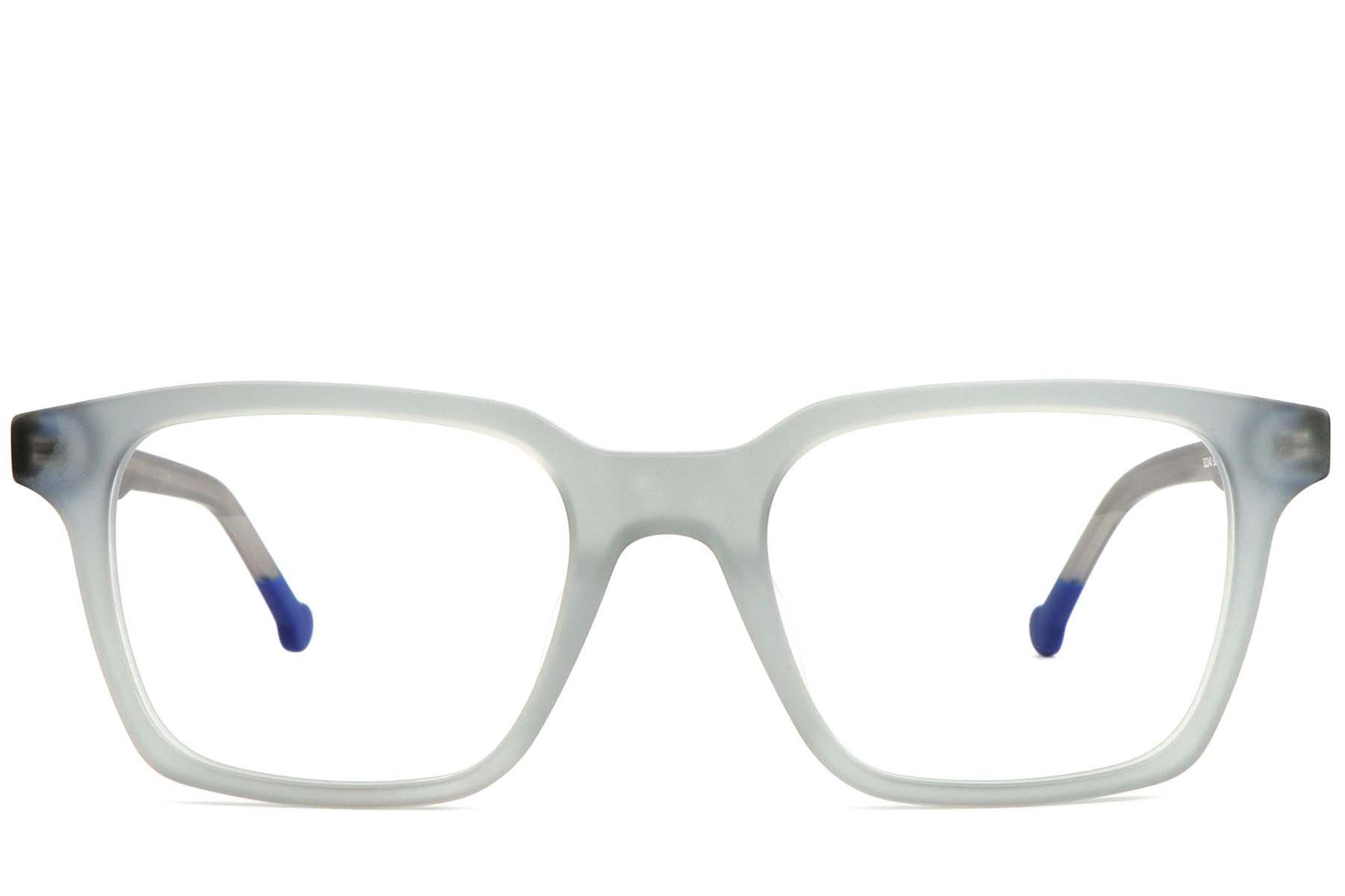 Rectangular Grey Acetate Glasses #BS1902-0138