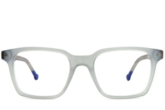 Rectangular Grey Acetate Glasses #BS1902-0138