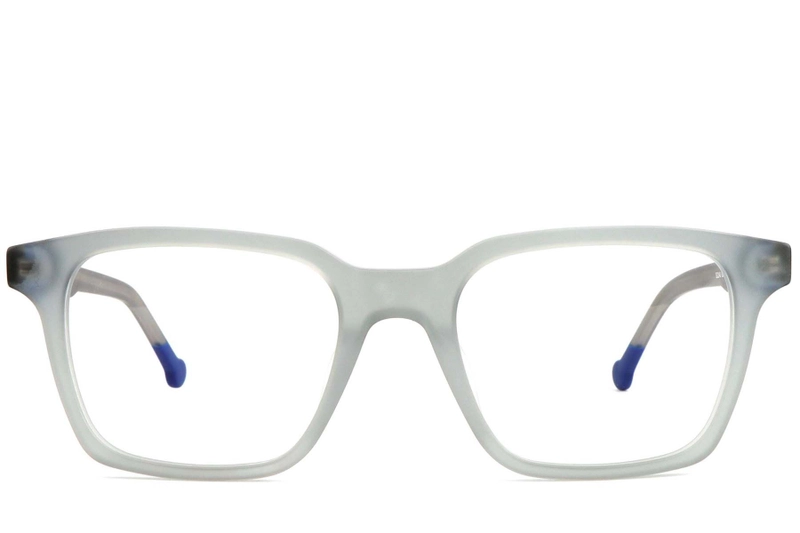 Rectangular Grey Acetate Glasses #BS1902-0138