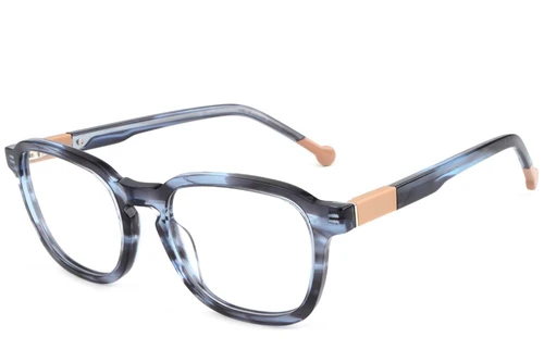 Rectangular Tortoiseshell Acetate Glasses #BS1902-0142