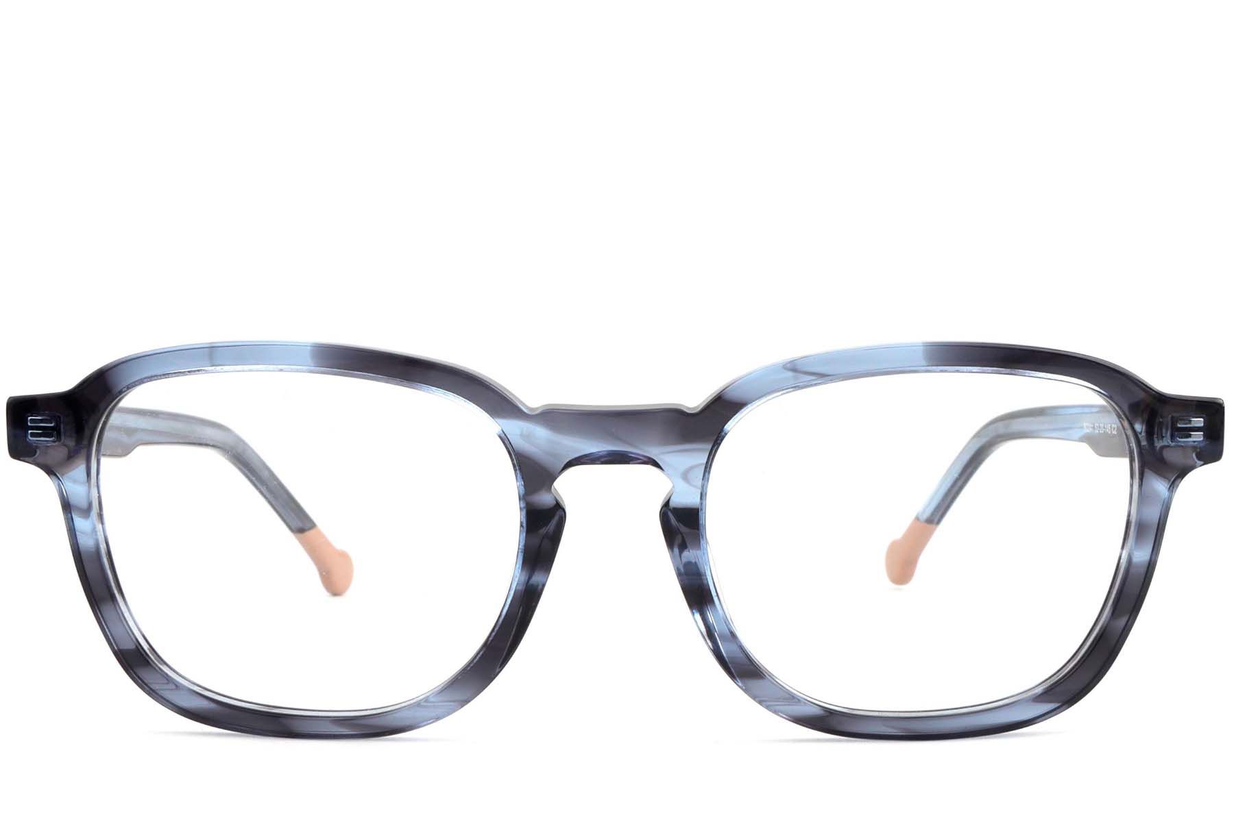 Rectangular Tortoiseshell Acetate Glasses #BS1902-0142