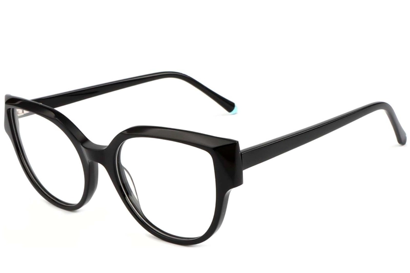 Butterfly Black Acetate Glasses #BS1902-0156