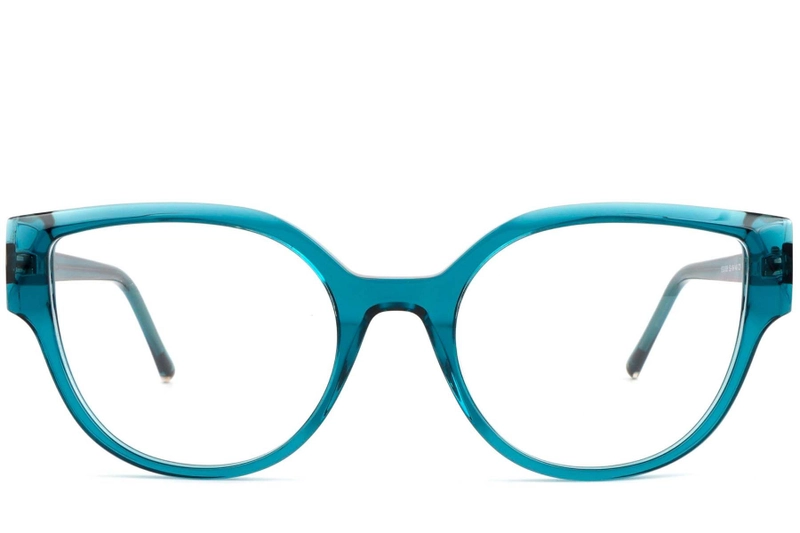 Lunettes en acétate bleu papillon #BS1902-0158