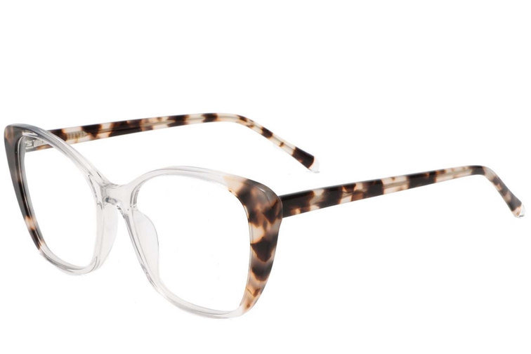 Gafas de acetato transparentes con forma de mariposa #BS1902-0162