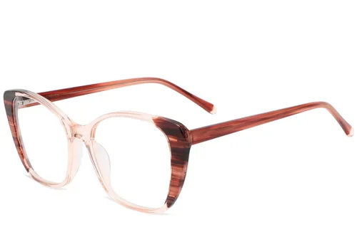 Lunettes en acétate rose papillon #BS1902-0163
