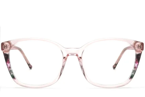 Lunettes en acétate rose papillon #BS1902-0166