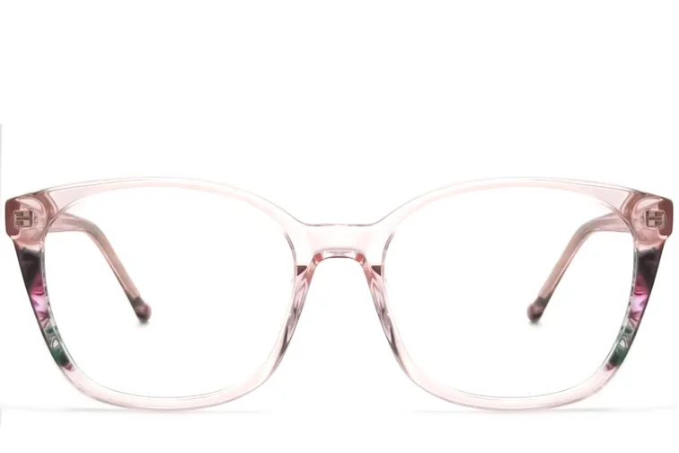 Gafas de acetato rosa mariposa #BS1902-0166