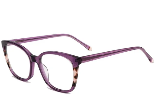Lunettes en acétate violet papillon #BS1902-0167
