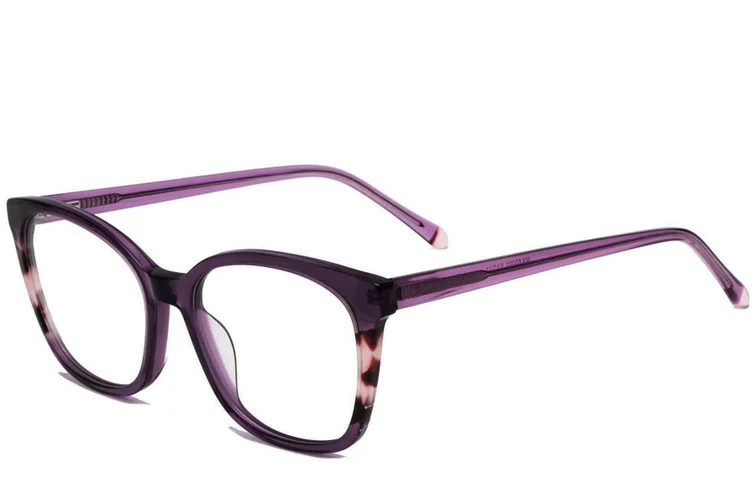 Lunettes en acétate violet papillon #BS1902-0167