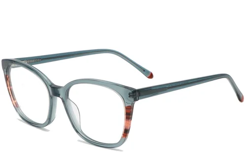 Lunettes en acétate bleu papillon #BS1902-0168