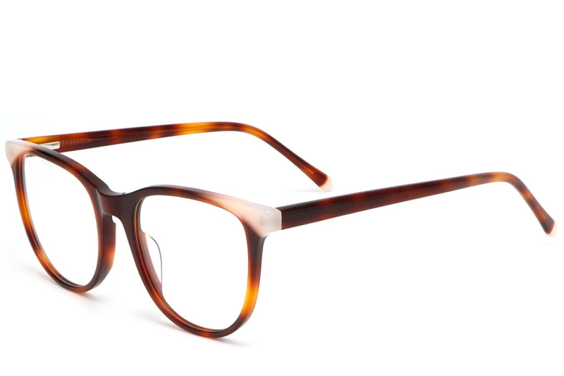 Gafas de acetato con forma de mariposa y carey #BS1902-0171