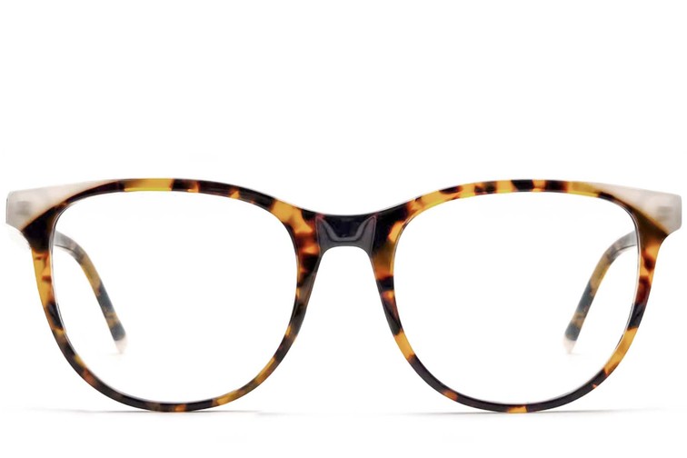 Gafas de acetato con forma de mariposa y carey #BS1902-0172