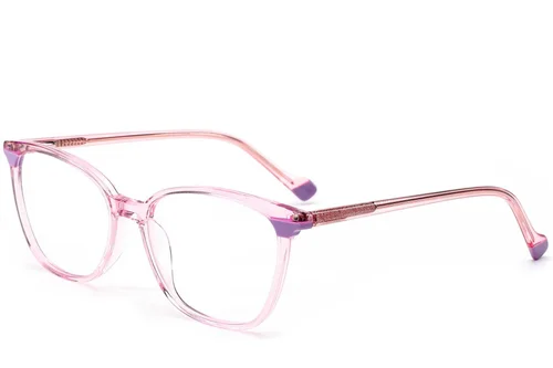 Lunettes en acétate rose papillon #BS1902-0174