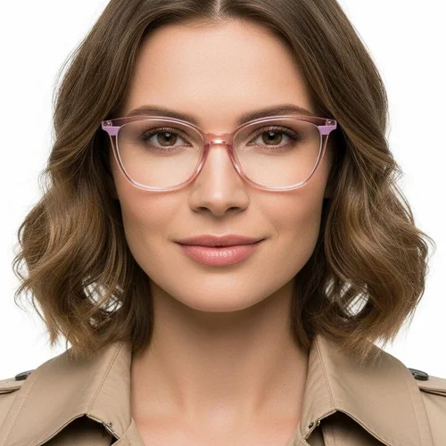 Lunettes en acétate rose papillon #BS1902-0174