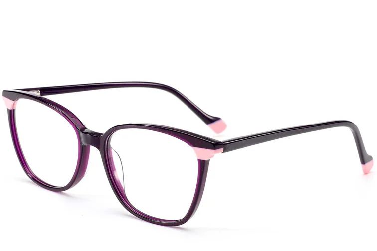 Lunettes papillon en acétate violet #BS1902-0175