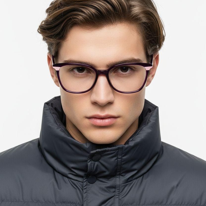 Butterfly Purple Acetate Glasses #BS1902-0175