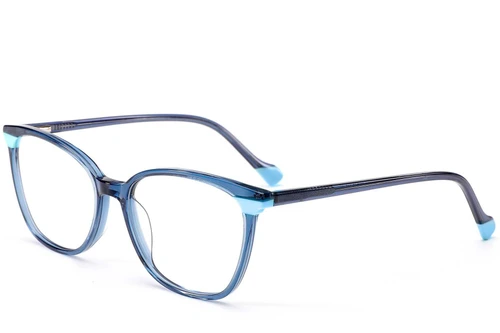 Butterfly Blue Acetate Glasses #BS1902-0178