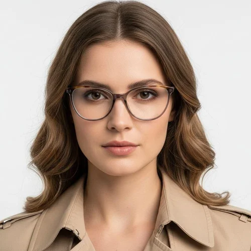 Lunettes en acétate gris papillon #BS1902-0186