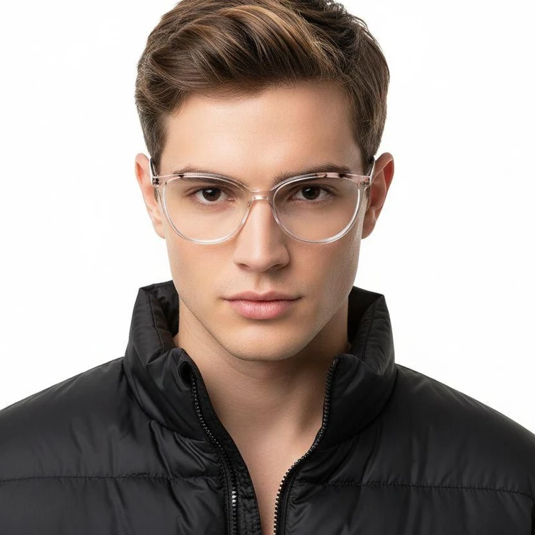 Gafas de acetato transparentes con forma de mariposa #BS1902-0187
