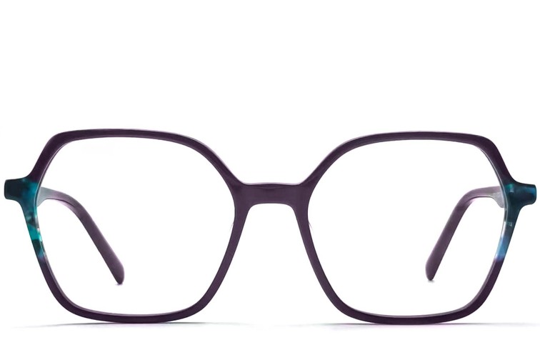 Lunettes en acétate violet papillon #BS1902-0188