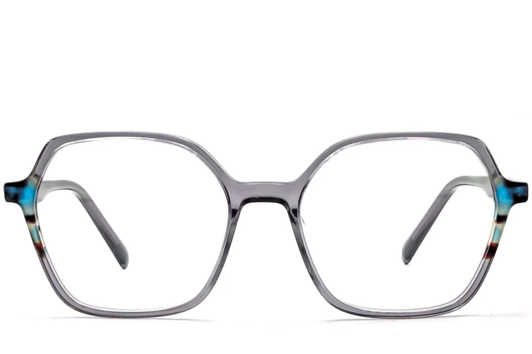 Lunettes en acétate gris papillon #BS1902-0189