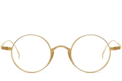Round Golden Titanium Glasses #BS1913-0006