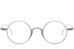 Round Silver Titanium Glasses #BS1913-0007