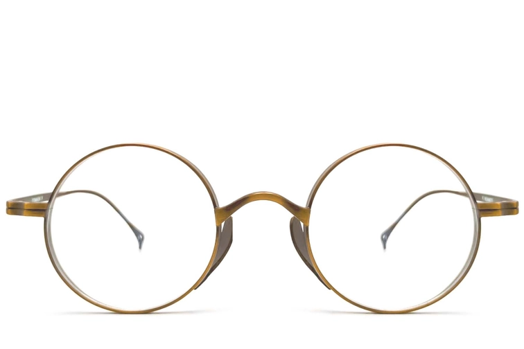 Round Copper Titanium Glasses #BS1913-0008