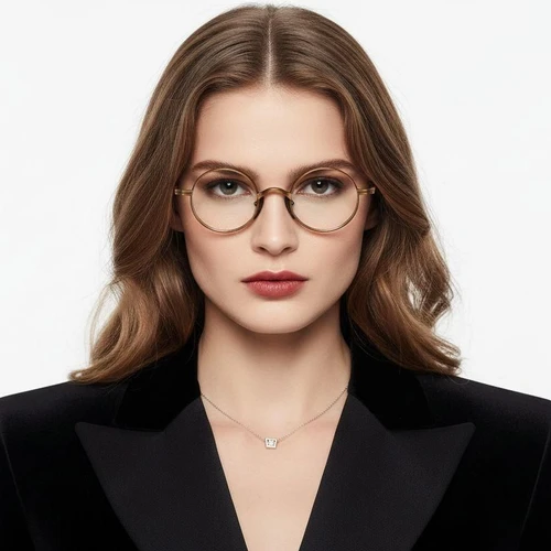 Round Copper Titanium Glasses #BS1913-0008
