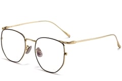 Geometric Black Titanium Glasses #BS1913-0012