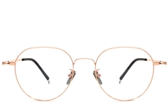 Oval Pink Titanium Glasses #BS1913-0018