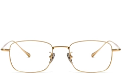 Rectangular Golden Titanium Glasses #BS1913-0038