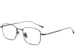 Rectangular Grey Titanium Glasses #BS1913-0039