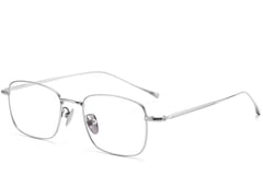 Rectangular Silver Titanium Glasses #BS1913-0040