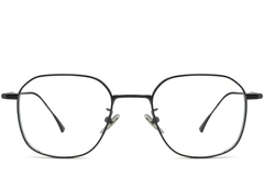 Geometric Black Titanium Glasses #BS1913-0041