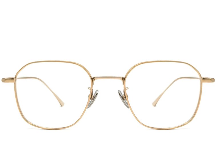 Geometric Golden Titanium Glasses #BS1913-0043