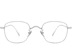 Rectangular Silver Titanium Glasses #BS1913-0049
