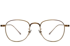 Oval Copper Titanium Glasses #BS1913-0077
