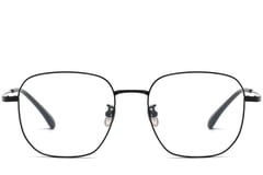 Geometric Black Titanium Glasses #BS1913-0089