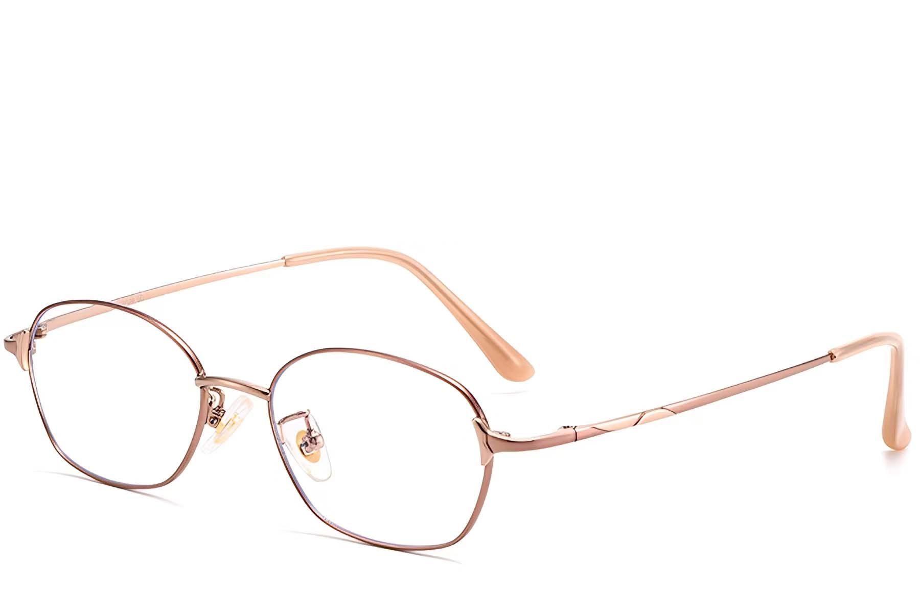 Ovale rosa Titanbrille #BS1913-0095