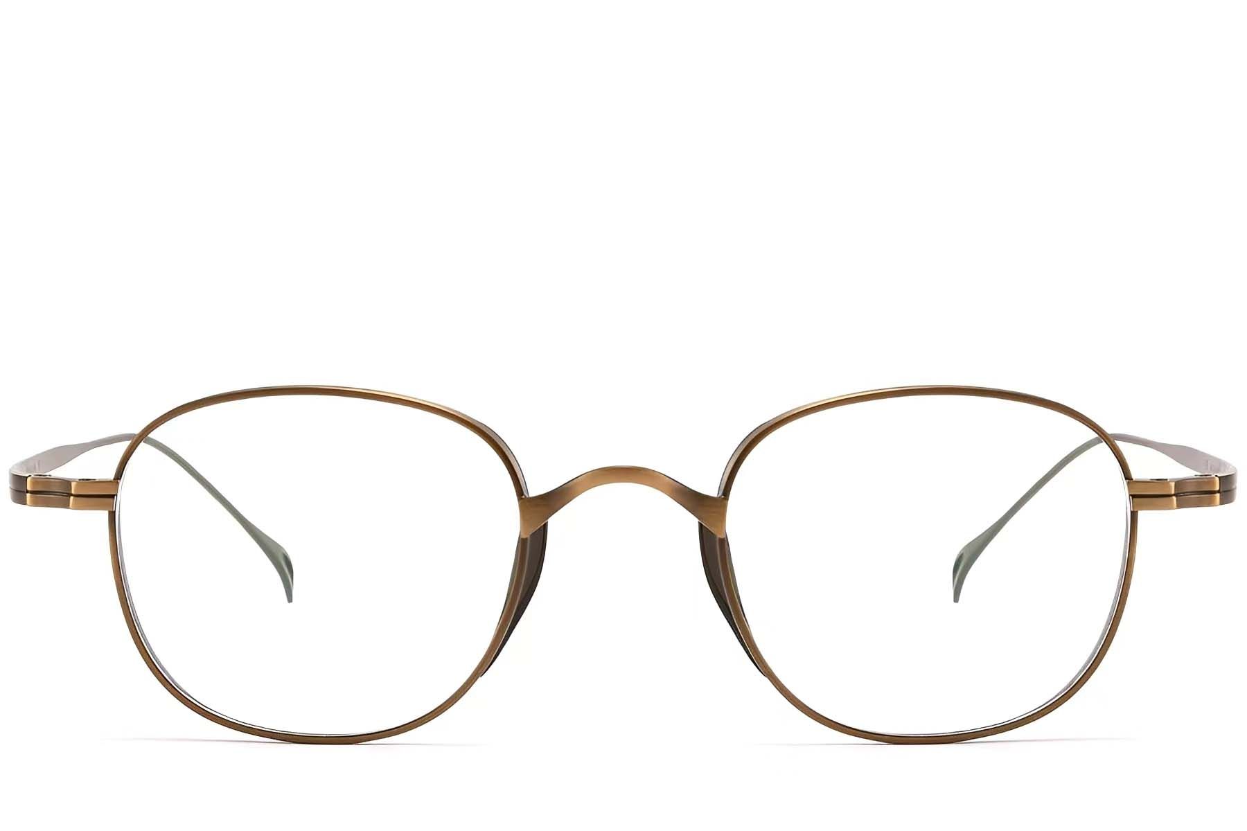 Rectangular Copper Titanium Glasses #BS1913-0098