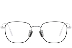 Rectangular Black Titanium Glasses #BS1913-0109