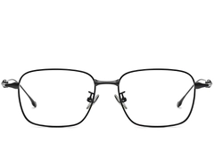 Rectangular Black Titanium Glasses #BS1913-0112
