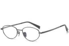 Oval Grey Titanium Glasses #BS1913-0120